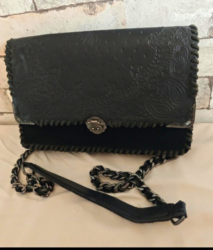 Zara echtleder handtasche - echtleder, |
