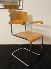 Original VICHR Bauhaus Freischwinger Sessel Stahlrohr Stühl