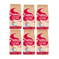Lavazza Caffè Crema classico, 1000g ganze Bohne 6er Pack