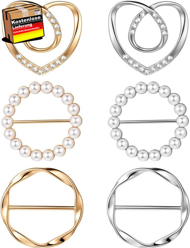 Set mit shirt clips schal - t-shirt,