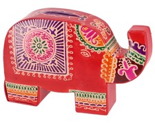 Spardose Elefant aus Leder