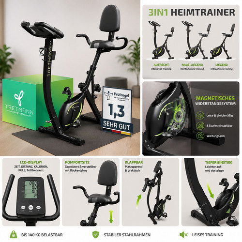 Tretmann 3in1 heimtrainer - 3in1,