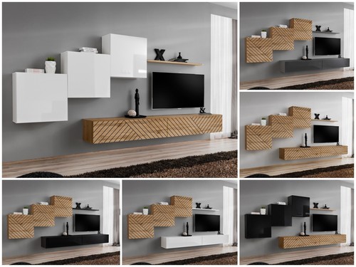 Anbauwand wohnwand schrankwand - wohnwand,