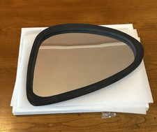 Wandspiegel Spiegel schwarz oval organisch mit Spiegelfolie