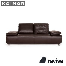 Koinor Volare Leder Sofa Braun Dunkelbraun Zweisitzer Funktion Couch