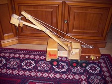 DDR Holz LKW mit Schaufel