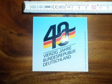 Aufkleber 40 Jahre