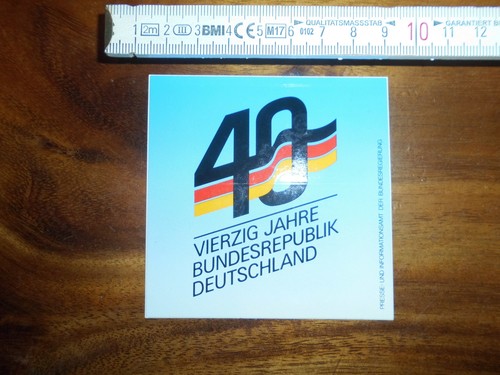 Aufkleber jahre - aufkleber, 40