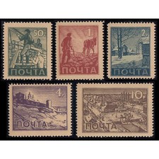 Wlassow Armee 5 Werte postfrisch **