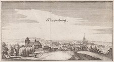 Cloppenburg Original Kupferstich Merian 1647