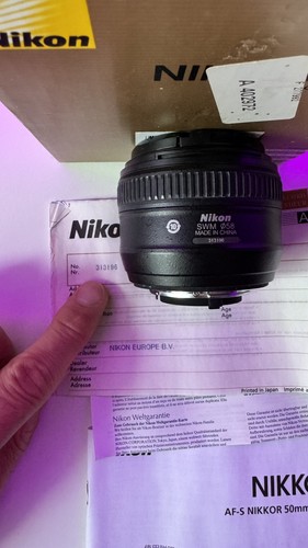 Nikon nikkor f 1 - 50, f/1.4