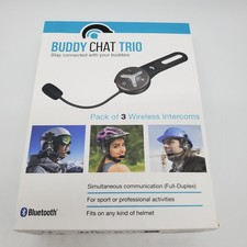 BuddyChat TRIO Bluetooth Helm