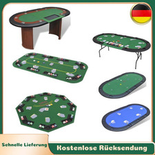 Pokertisch Pokerauflage Poker Tisch Pokertable + Getränkehalter mehrere Auswahl