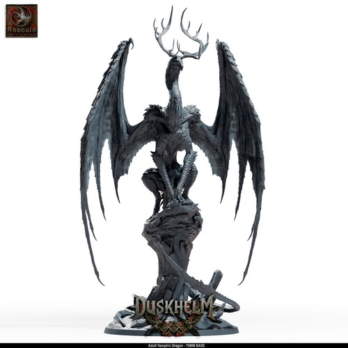 Vampir drache 28mm 32mm - vampir, resin