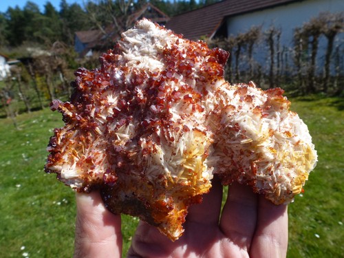 Vanadinit auf baryt mibladen - vanadinit,