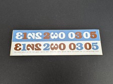 Eins Zwo Hip Hop Sticker -