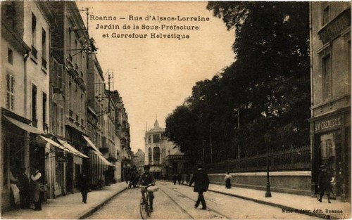 Cpa roanne rue - -,