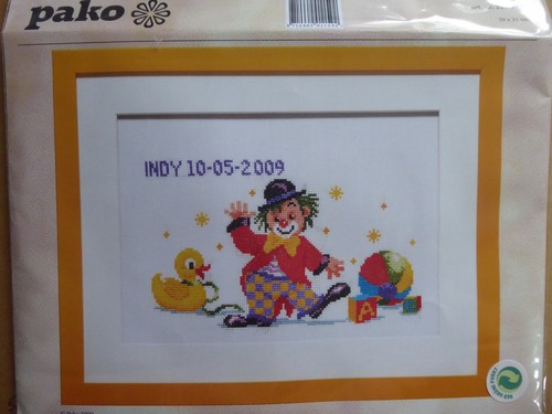 Stickpackung kreuzstich baby - stickpackung,