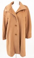 YELL Damen Mantel Wollmantel Gr. DE 42 Angora Wolle Kaschmir Cashmere Beige