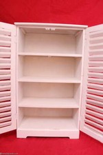 Schöner Schuhschrank Flurschrank Standregal Flügeltüren Landhaus Stil Beistellsc