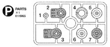 Tamiya DT-03/02/DF-03 P-Teile