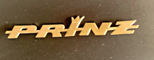 NSU Prinz 2 3 4 ??  Gold Emblem Schriftzug Schild Top Zustand (NN579)
