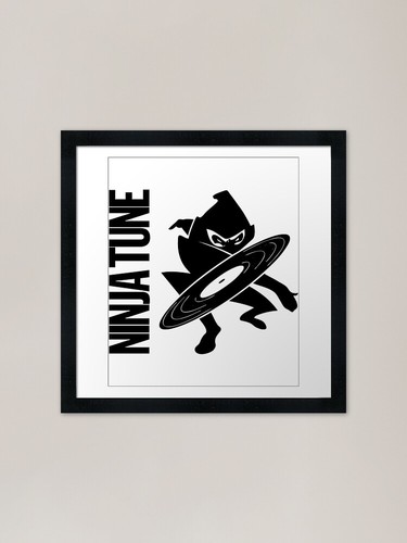 Ninja tune records gerahmter - records,