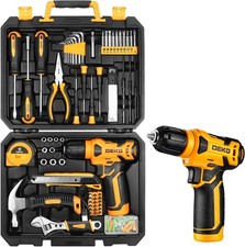 126tlg Werkzeugkoffer Gelb