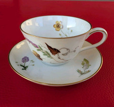 1938 Rosenthal Helena Selb Sammeltasse Mokka Mocca Blumen Grün Gelb Lila Braun