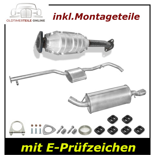 Auspuffanlage mit kat für - auspuffanlage,