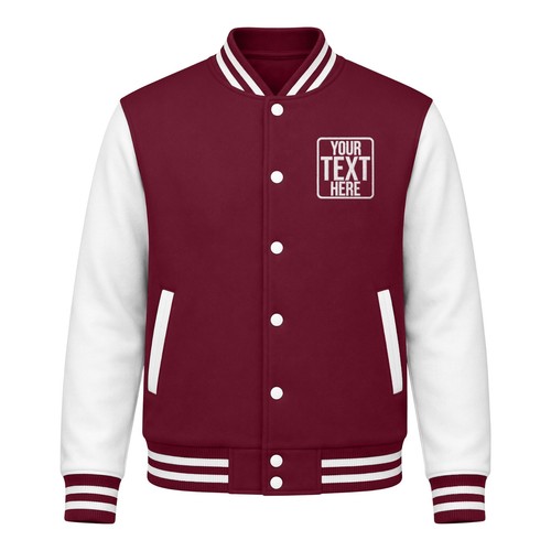Personalisierte college jacke - personalisierte, college-jacke