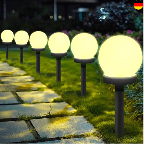 Solarlampen außen kugel - solarlampen, 6