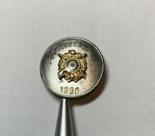 Anstecknadel rund: Schützenkönig 1990