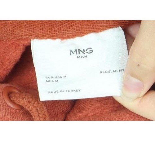 Mango unisex orange pullover - mango,