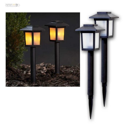 2er set led - solar, wegleuchte