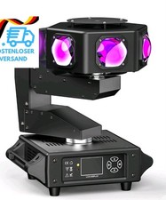 Moving Head 240W LED RGBW Strahl Bühnenlicht DMX DJ Disco Pinspot 3v4