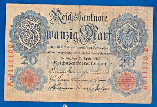 Reichsbanknote deutschland - ,
