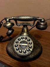 Antik-Telefon Retro Festnetztelefon mit Wählscheibe Vintage Telefon