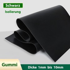 Gummimatte Schwarz Gummiplatte