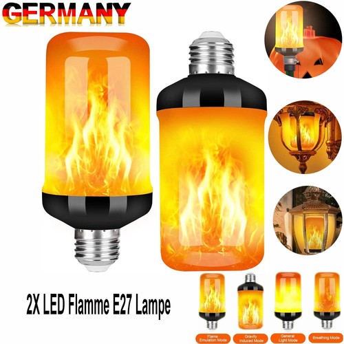 Flammen glühbirne e27 - 2x, glühbirne,