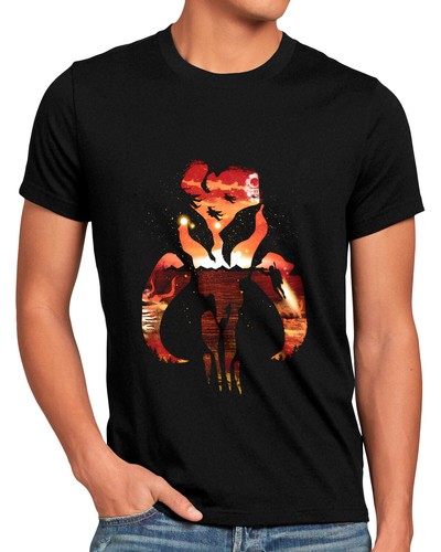 Fett crest herren shirt yoda - fett,