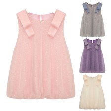 Baby Mädchen Prinzessin Kleid Kinder Party Hochzeit Tutu Festzug Taufe A-Linie