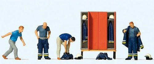 Preiser 10642 feuerwehrmänner - 10642,