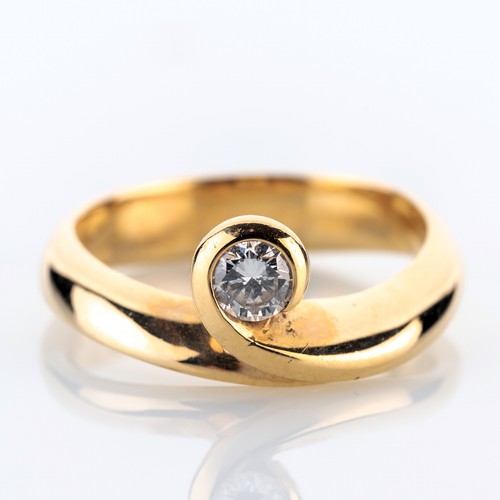 Ring aus 585er gelbgold - ring,