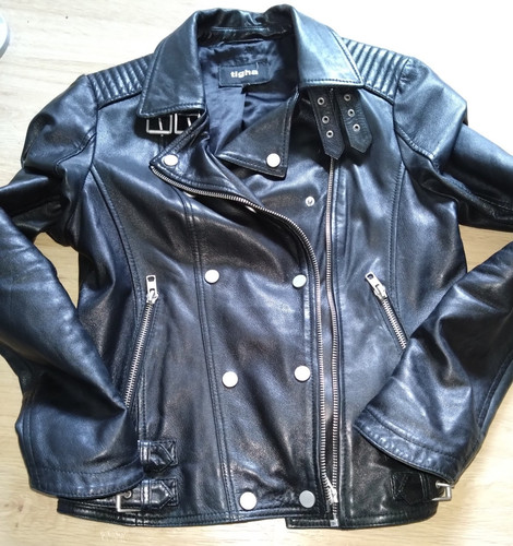 Tigha lederjacke damen l - lederjacke,