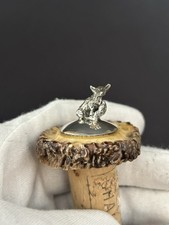 900 Silber Zierkorken mit Horn