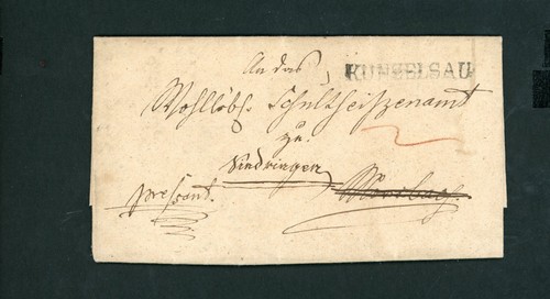Vorphilatelie brief künzelsau - brief,