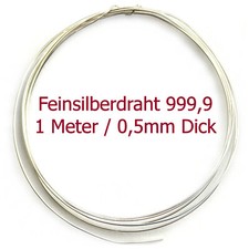 (9,99€/m) Feinsilber-Draht