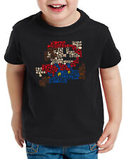 Jump&Run Mario Kinder T-Shirt