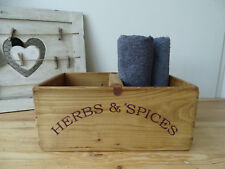 Nr.C10A Vintage Kiste ~ HERBS